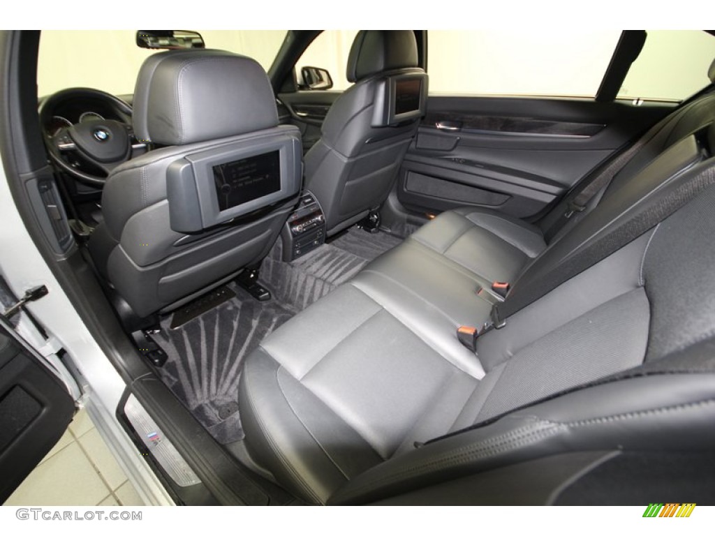 Black Interior 2011 BMW 7 Series 750Li Sedan Photo #77951808