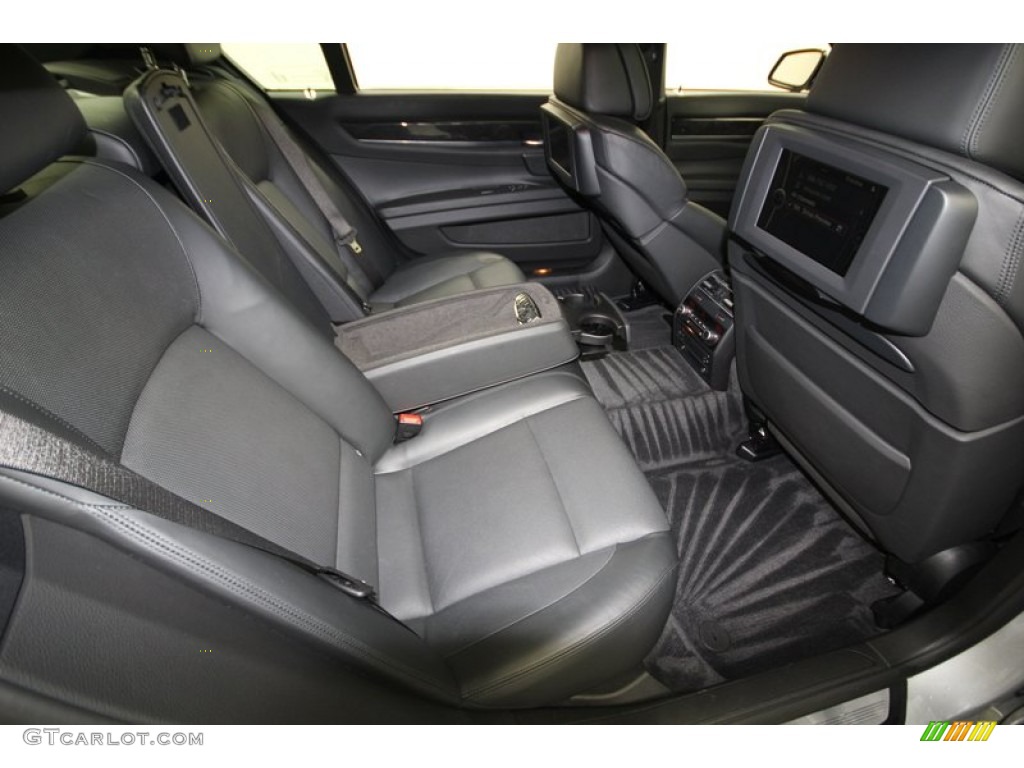 2011 BMW 7 Series 750Li Sedan Rear Seat Photo #77952060
