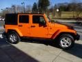 Crush Orange - Wrangler Unlimited Sahara 4x4 Photo No. 6