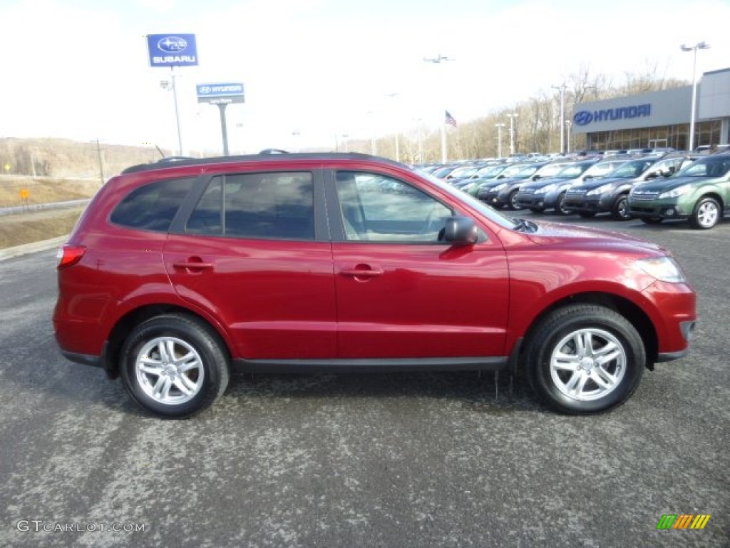 Sierra Red 2012 Hyundai Santa Fe GLS AWD Exterior Photo #77952523