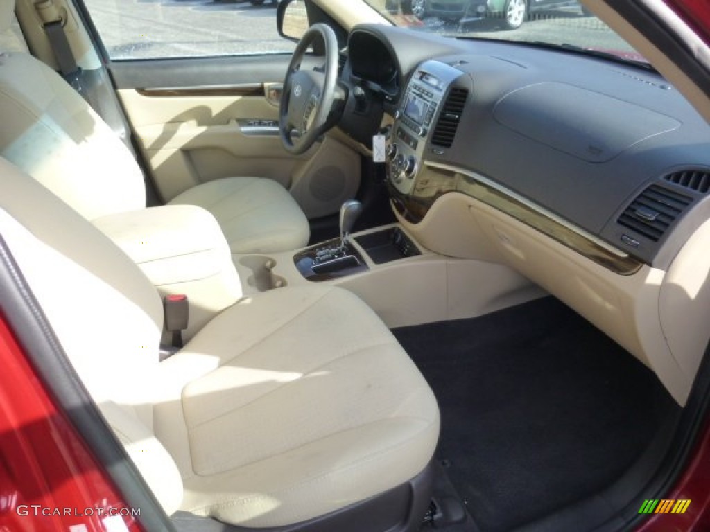 Beige Interior 2012 Hyundai Santa Fe GLS AWD Photo #77952564