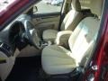 Beige Front Seat Photo for 2012 Hyundai Santa Fe #77952679
