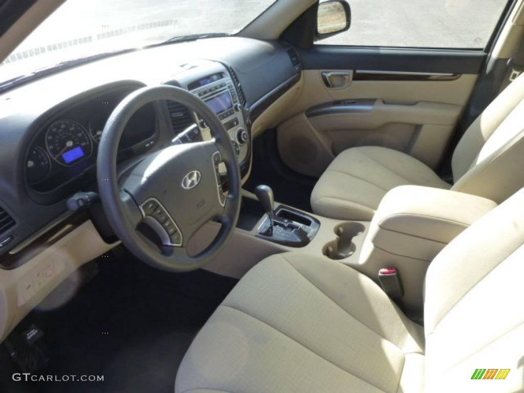 Beige Interior 2012 Hyundai Santa Fe GLS AWD Photo #77952700