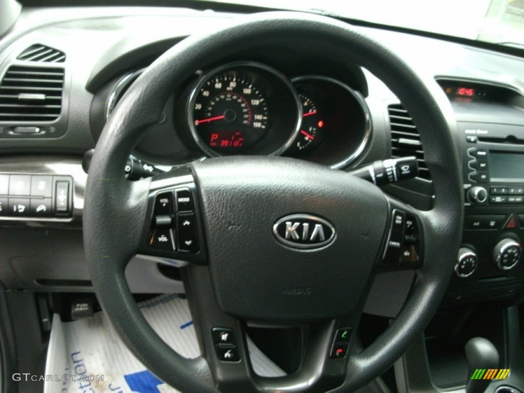 2011 Sorento LX AWD - Titanium Silver / Black photo #12