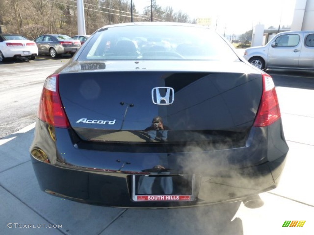 2010 Accord EX Coupe - Crystal Black Pearl / Black photo #4