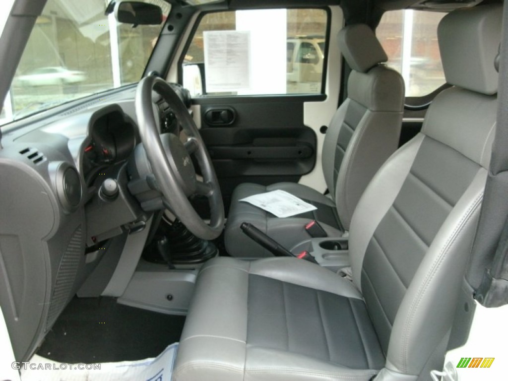 2008 Jeep Wrangler X 4x4 Front Seat Photo #77952999