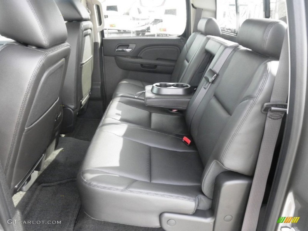 2013 GMC Sierra 2500HD Denali Crew Cab 4x4 Rear Seat Photo #77953582