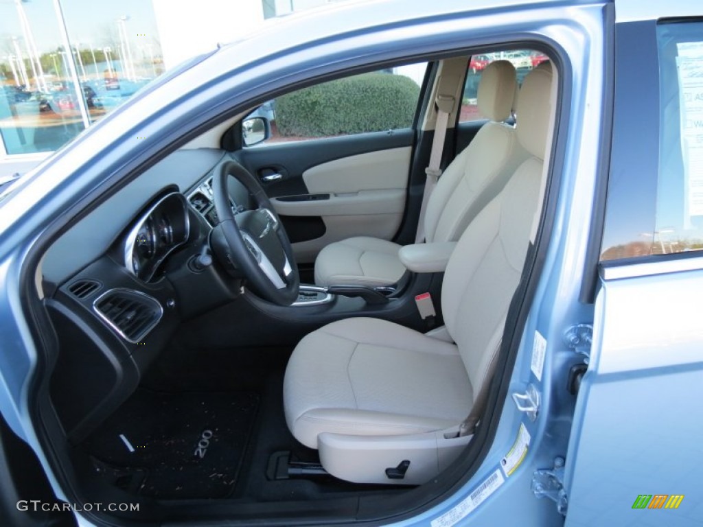 Black Interior 2012 Chrysler 200 Touring Sedan Photo #77953632