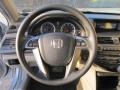 Gray 2009 Honda Accord LX Sedan Steering Wheel
