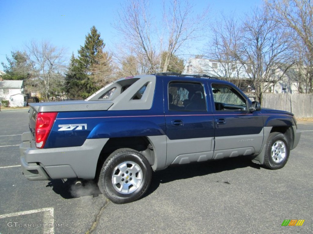 2002 Avalanche Z71 4x4 - Indigo Blue Metallic / Graphite photo #9