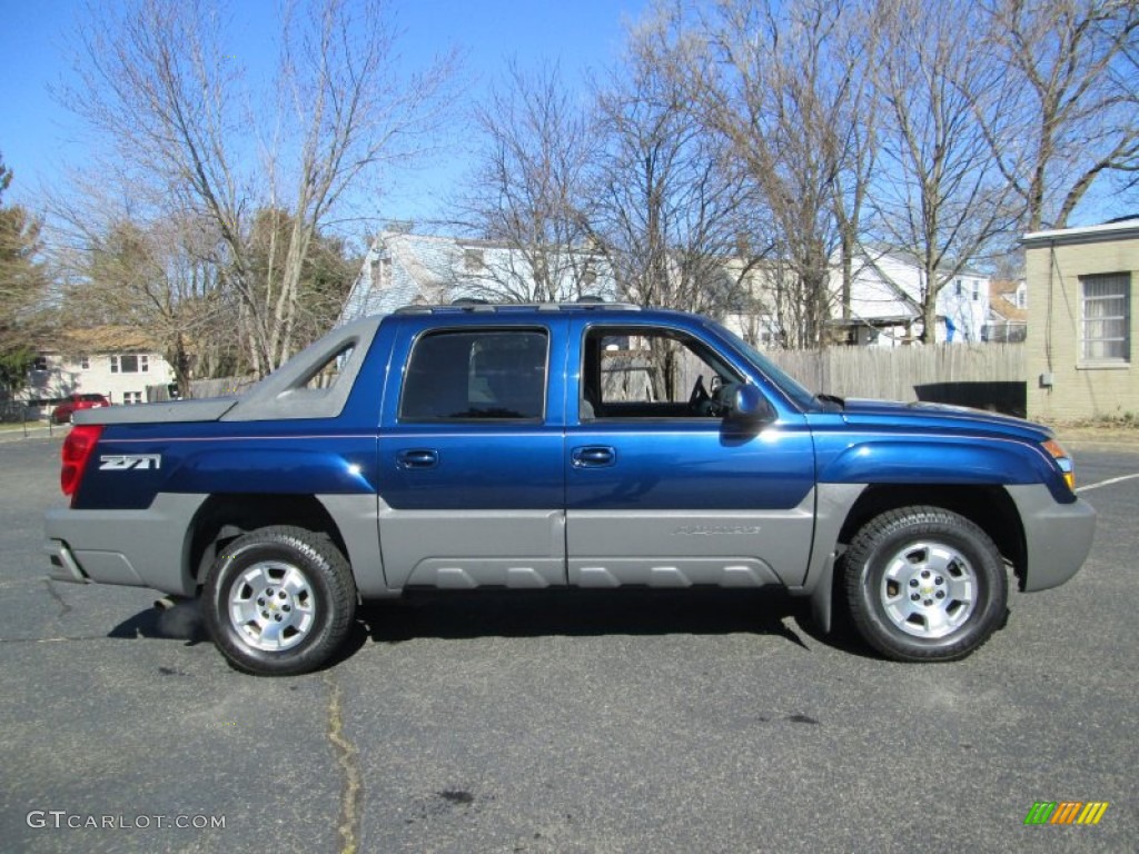 Indigo Blue Metallic 2002 Chevrolet Avalanche Z71 4x4 Exterior Photo #77954814