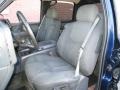 2002 Chevrolet Avalanche Graphite Interior Front Seat Photo