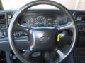 2002 Chevrolet Avalanche Graphite Interior Steering Wheel Photo