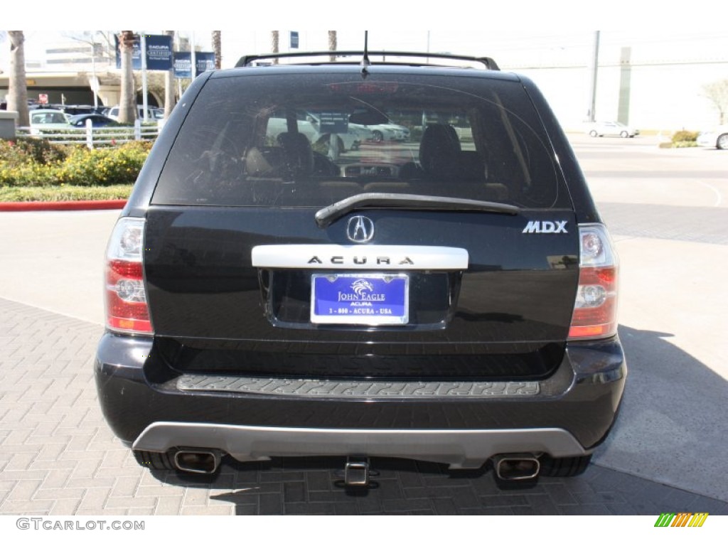 2004 MDX Touring - Nighthawk Black Pearl / Saddle photo #4