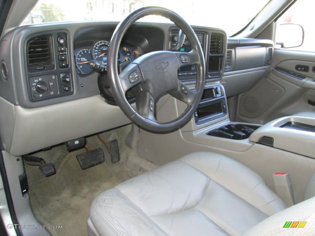 Gray/Dark Charcoal Interior 2004 Chevrolet Suburban 1500 Z71 4x4 Photo #77955498