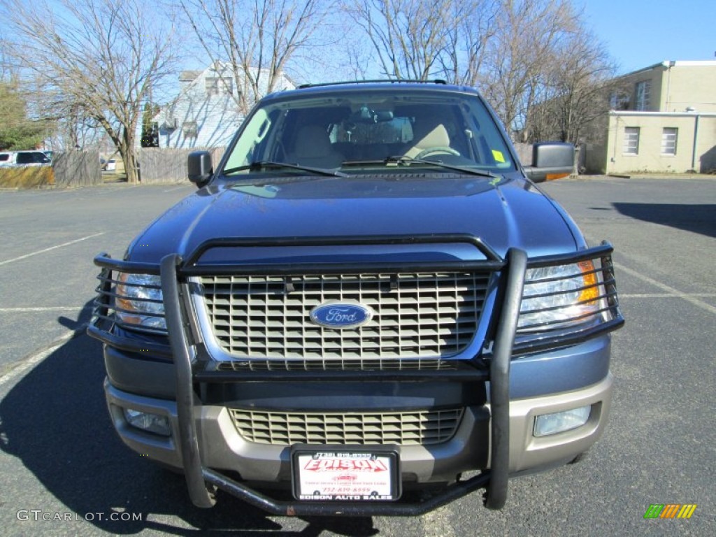 2003 Expedition Eddie Bauer 4x4 - Medium Wedgewood Blue Metallic / Medium Parchment photo #12