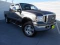 2006 Dark Shadow Gray Metallic Ford F250 Super Duty Lariat Crew Cab 4x4  photo #2