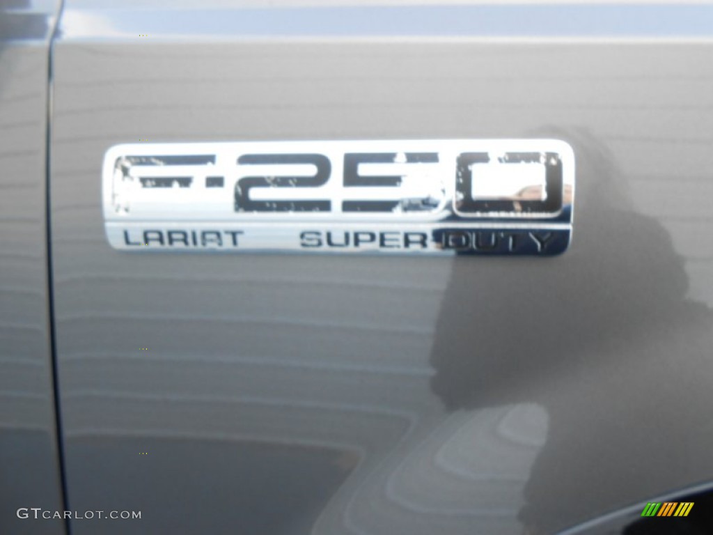 2006 F250 Super Duty Lariat Crew Cab 4x4 - Dark Shadow Gray Metallic / Medium Flint photo #15