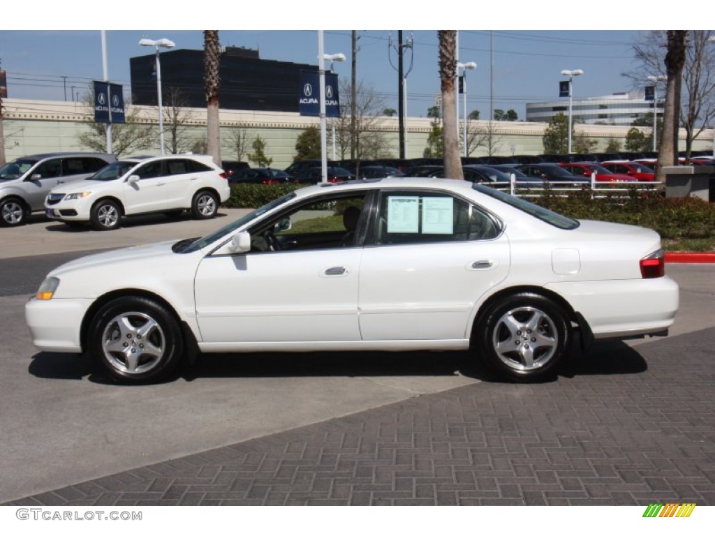 White Diamond Pearl 2002 Acura TL 3.2 Exterior Photo #77956362