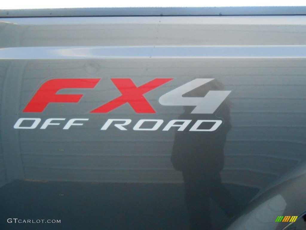 2006 F250 Super Duty Lariat Crew Cab 4x4 - Dark Shadow Gray Metallic / Medium Flint photo #18