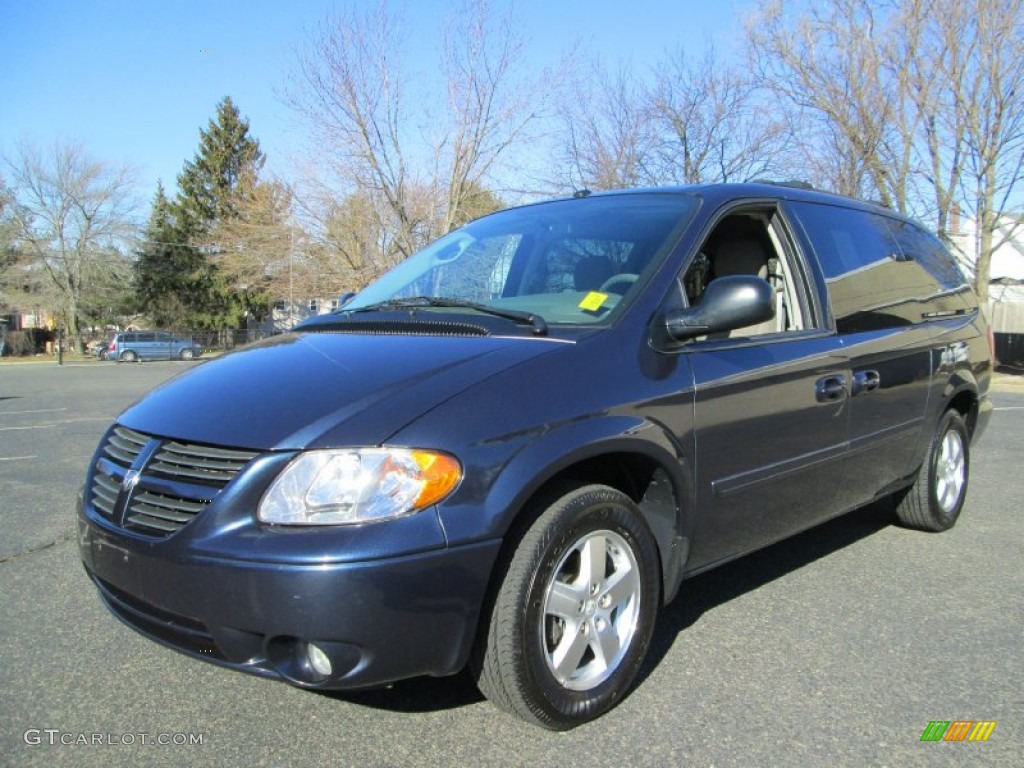 Modern Blue Pearl 2007 Dodge Grand Caravan SXT Exterior Photo #77956431