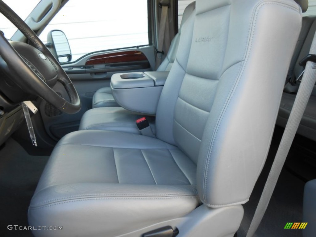 2006 F250 Super Duty Lariat Crew Cab 4x4 - Dark Shadow Gray Metallic / Medium Flint photo #35