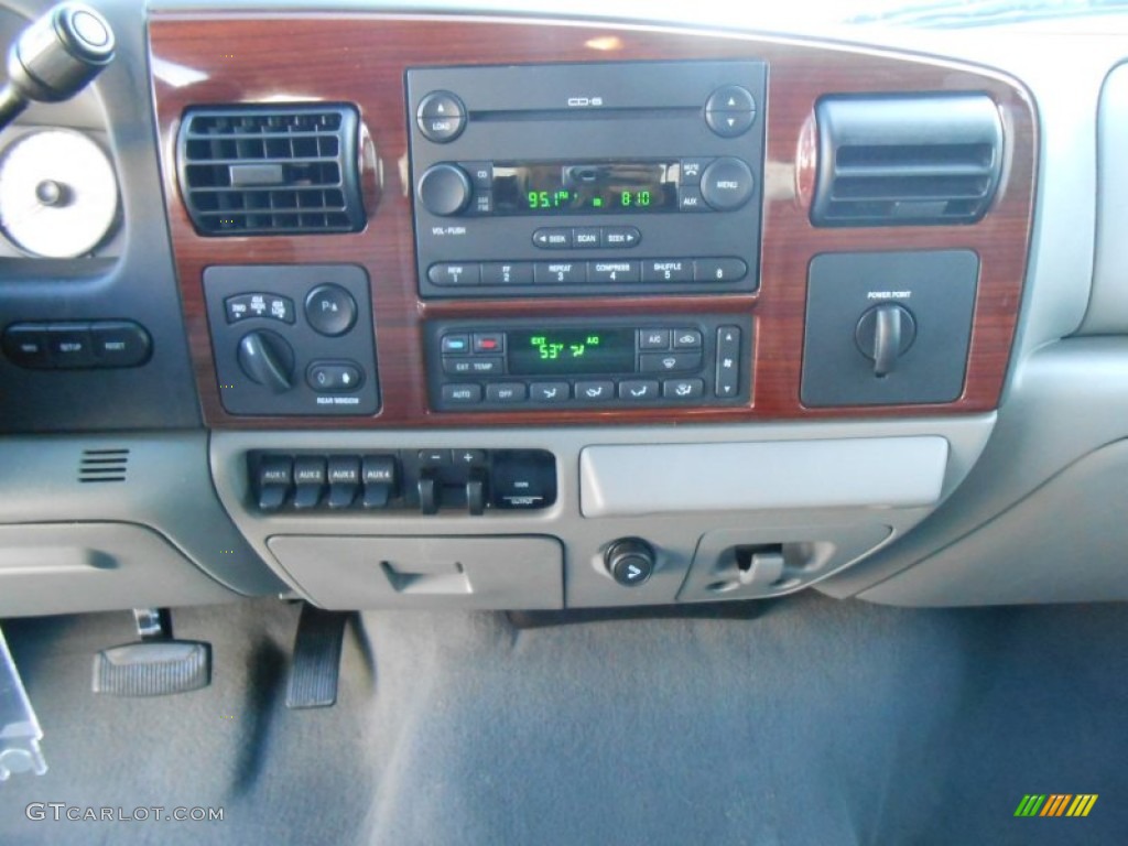 2006 F250 Super Duty Lariat Crew Cab 4x4 - Dark Shadow Gray Metallic / Medium Flint photo #38