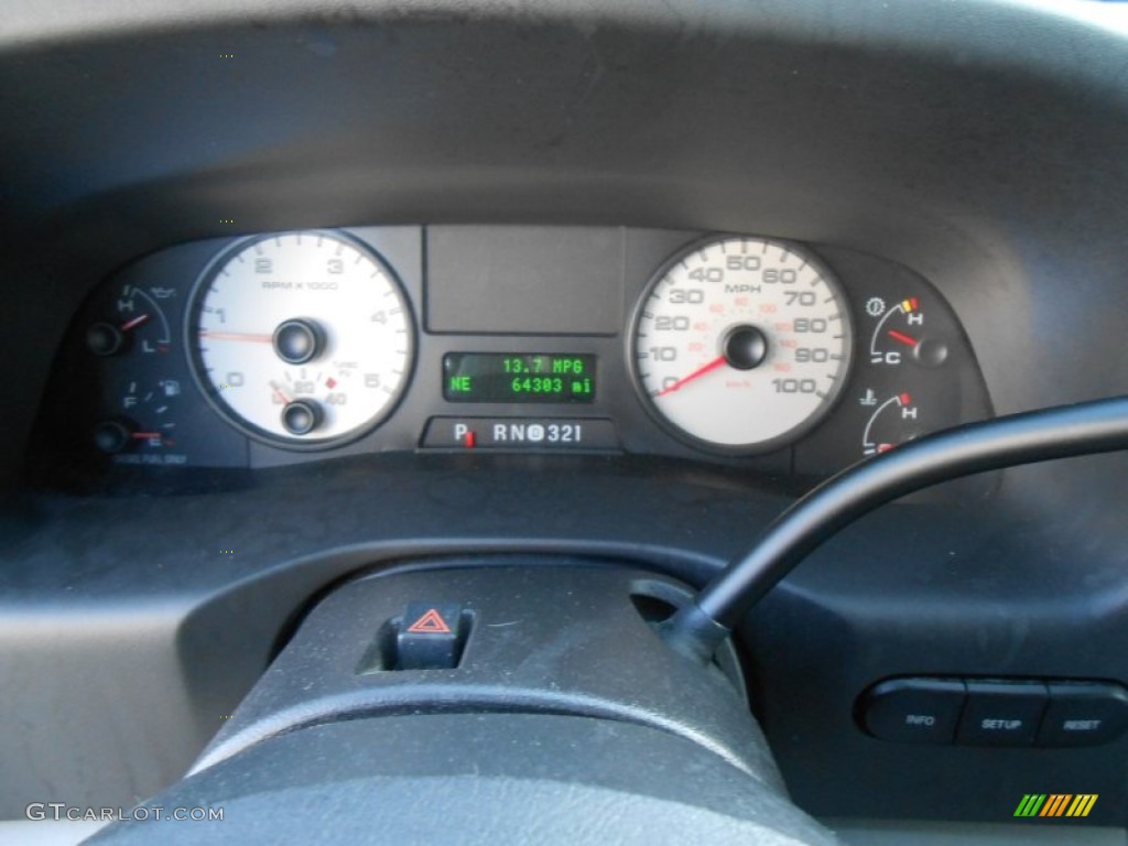 2006 F250 Super Duty Lariat Crew Cab 4x4 - Dark Shadow Gray Metallic / Medium Flint photo #44
