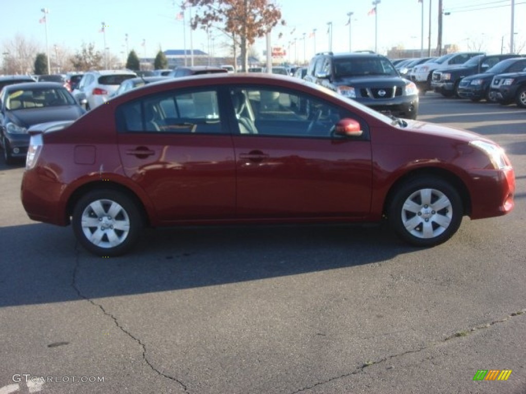 2012 Sentra 2.0 S - Red Brick / Charcoal photo #3