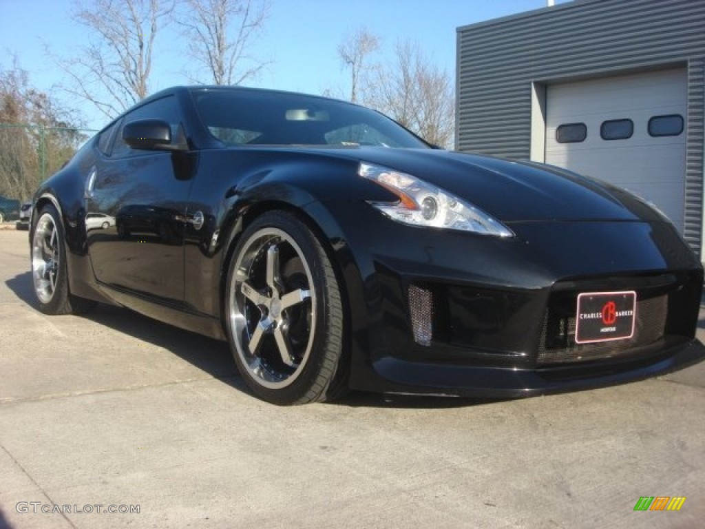 2009 370Z Coupe - Magnetic Black / Black Cloth photo #1