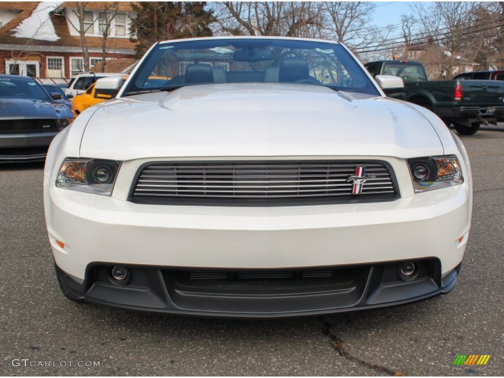 2011 Mustang GT/CS California Special Convertible - Performance White / Charcoal Black photo #2