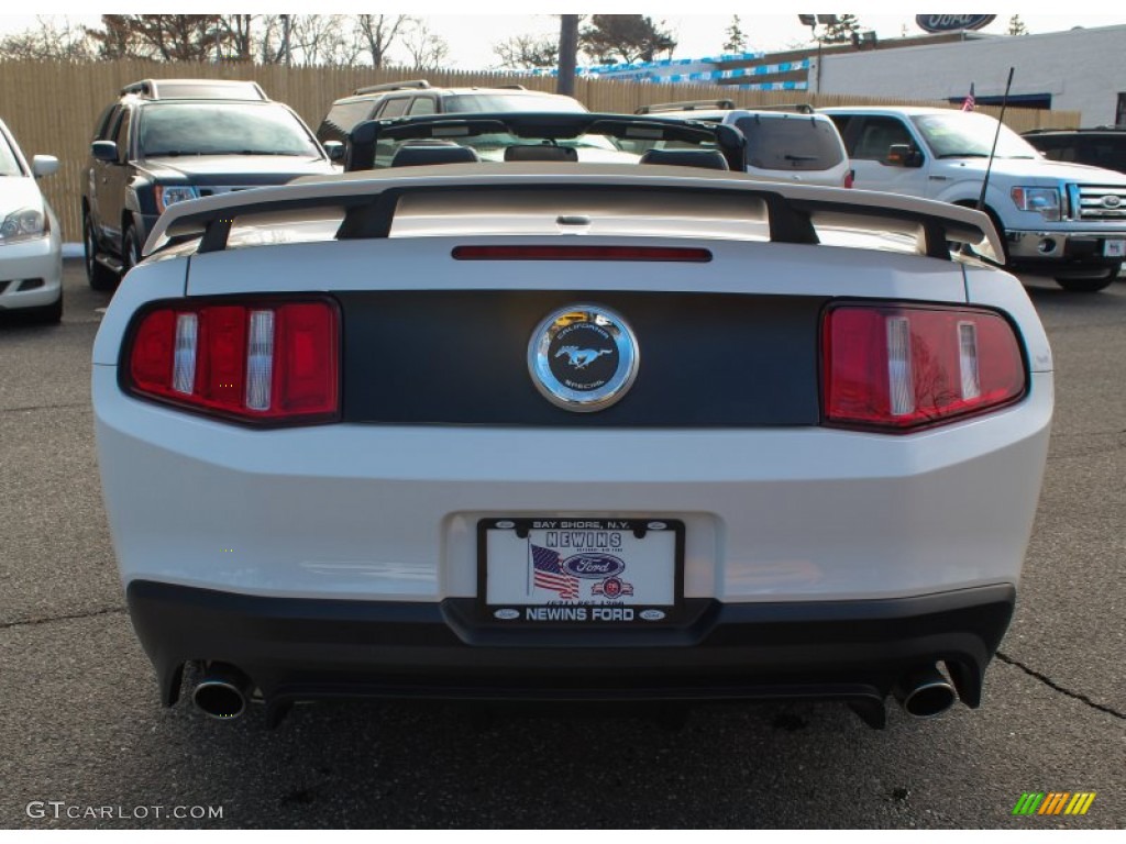 2011 Mustang GT/CS California Special Convertible - Performance White / Charcoal Black photo #5