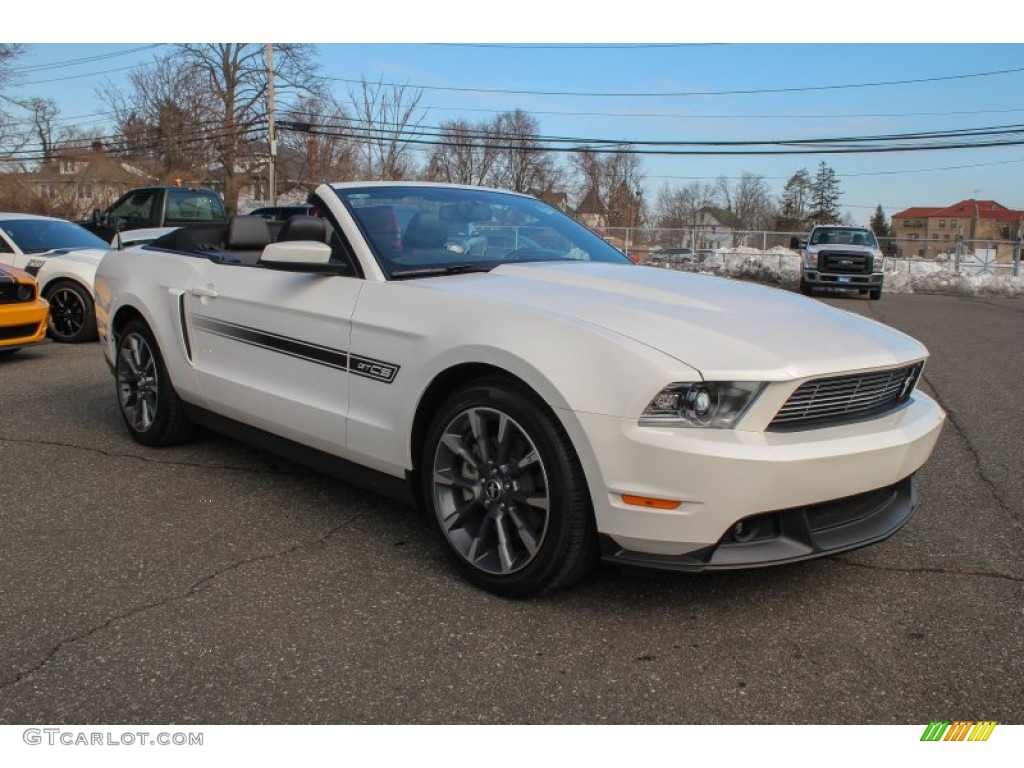 2011 Mustang GT/CS California Special Convertible - Performance White / Charcoal Black photo #8