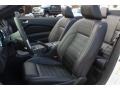 2011 Ford Mustang Charcoal Black Interior Front Seat Photo