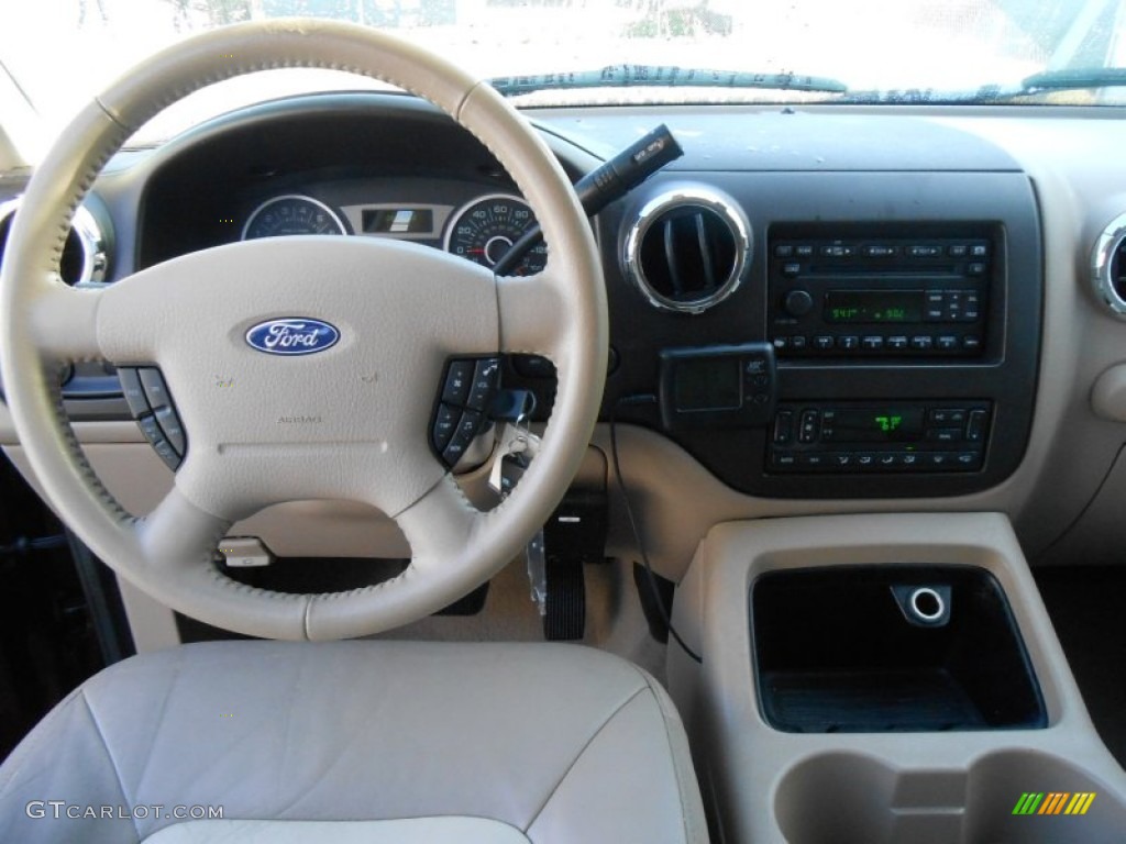2006 Ford Expedition Eddie Bauer Medium Parchment Dashboard Photo #77958723
