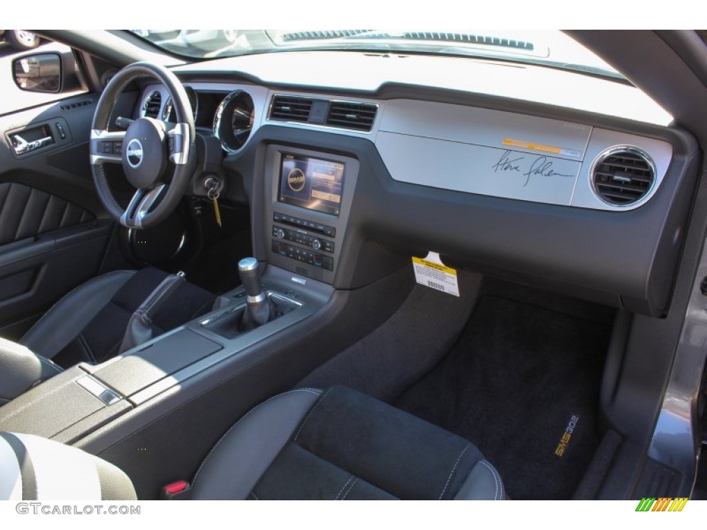 2011 Ford Mustang SMS 302 Supercharged Coupe Charcoal Black/Black Dashboard Photo #77958840