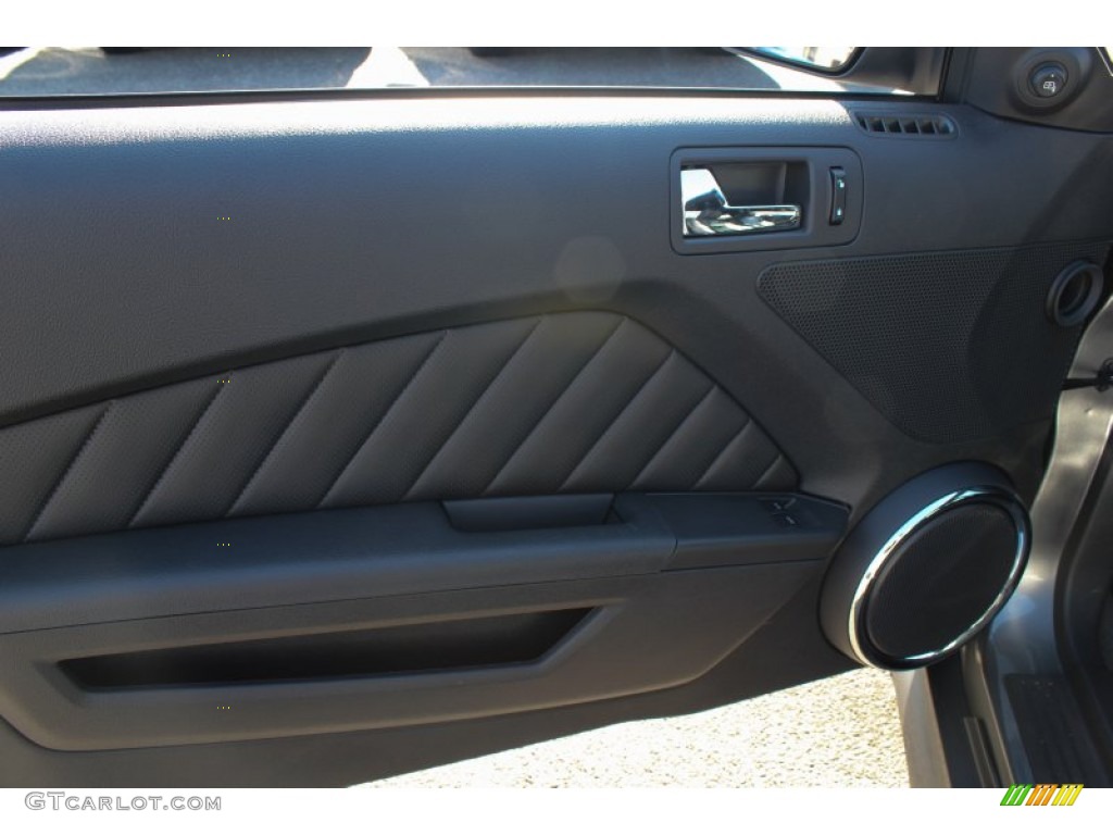 2011 Ford Mustang SMS 302 Supercharged Coupe Charcoal Black/Black Door Panel Photo #77958864