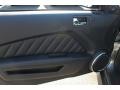 2011 Ford Mustang Charcoal Black/Black Interior Door Panel Photo