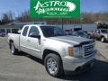 2008 Silver Birch Metallic GMC Sierra 1500 SLE Extended Cab 4x4  photo #1