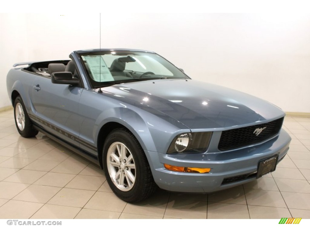 Windveil Blue Metallic Ford Mustang