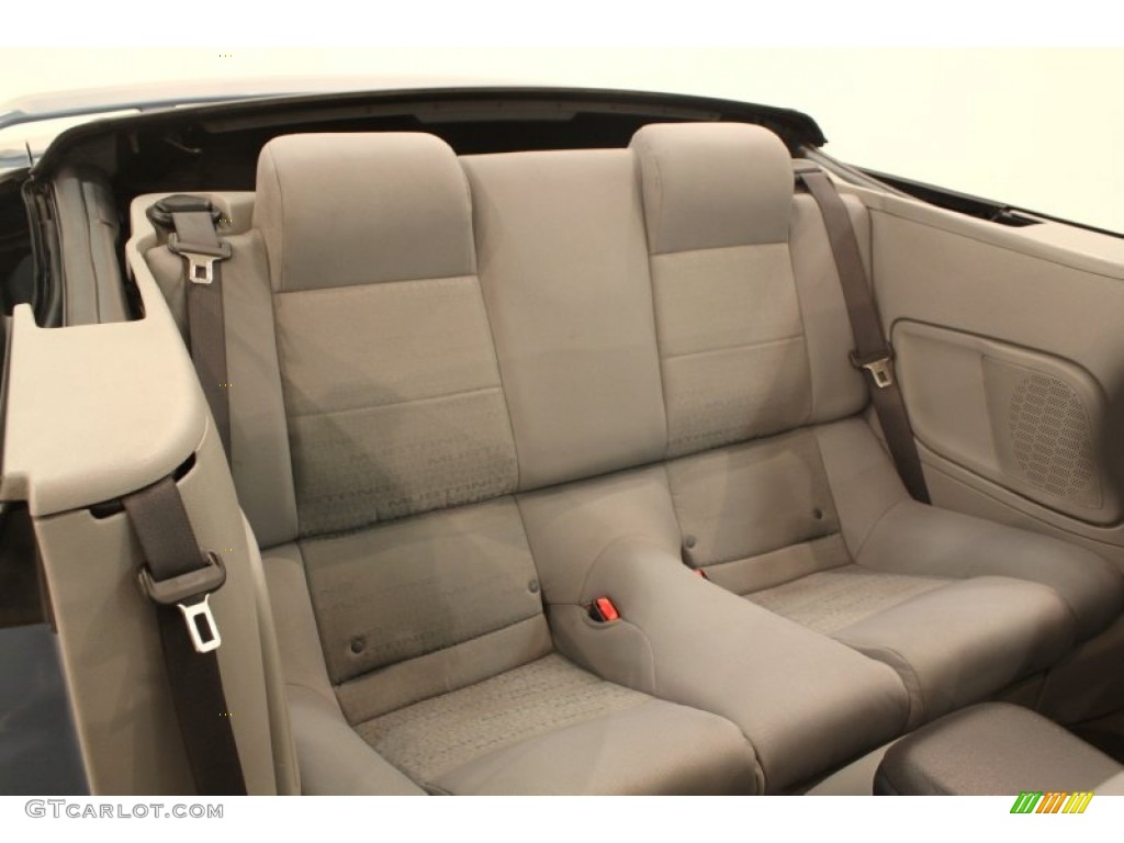 2007 Ford Mustang V6 Premium Convertible Rear Seat Photo #77959362