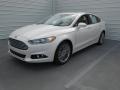 2013 White Platinum Metallic Tri-coat Ford Fusion SE 1.6 EcoBoost  photo #9