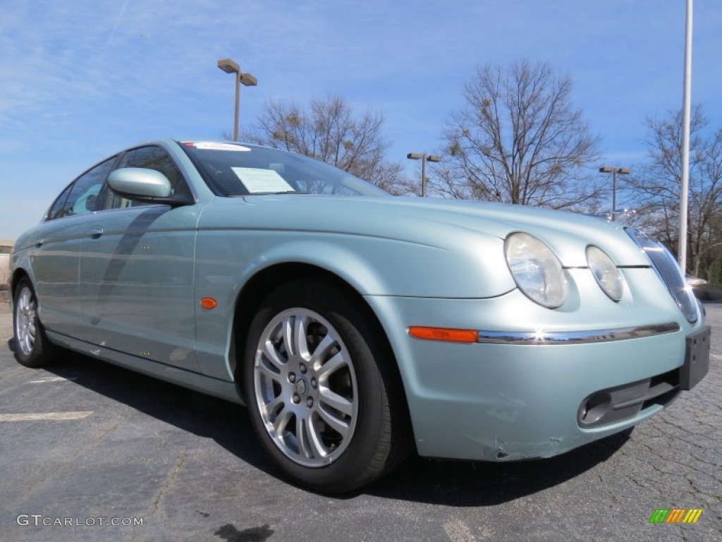 2005 S-Type 3.0 - Seafrost Metallic / Barley photo #4