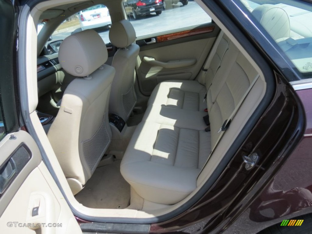 2004 Audi A6 3.0 Sedan Rear Seat Photo #77960136