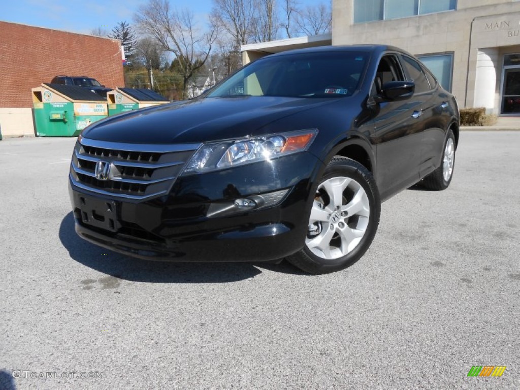 2011 Accord Crosstour EX-L 4WD - Crystal Black Pearl / Black photo #1