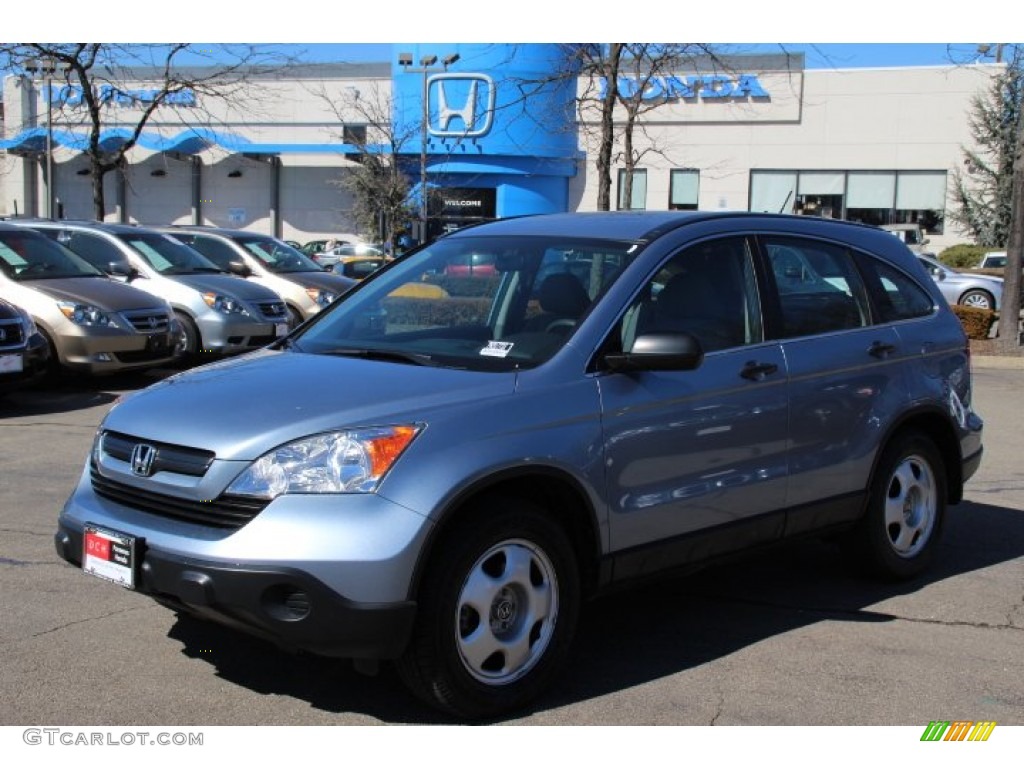 2009 CR-V LX 4WD - Glacier Blue Metallic / Gray photo #1