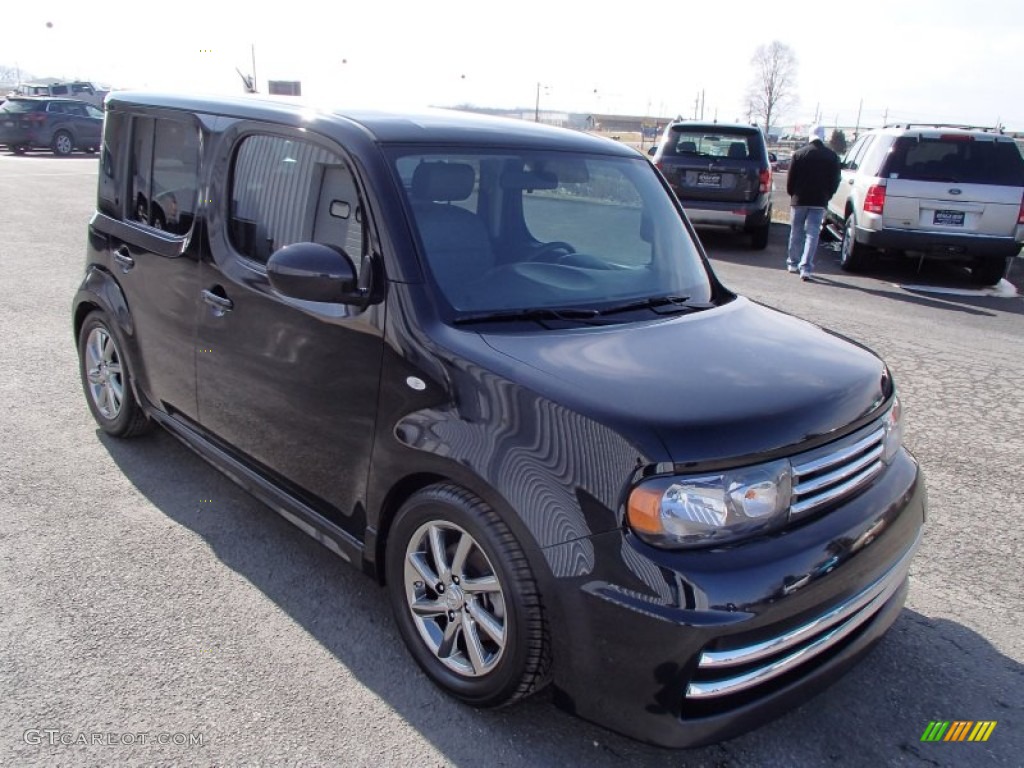 Sapphire Black Pearl 2010 Nissan Cube Krom Edition Exterior Photo #77962813