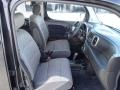 2010 Nissan Cube Black/Gray Interior Front Seat Photo