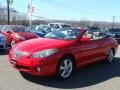 2004 Absolutely Red Toyota Solara SE V6 Convertible  photo #3