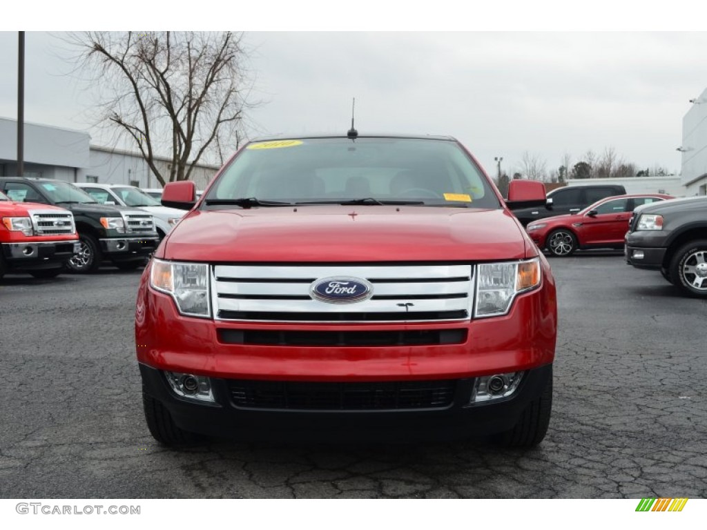 2010 Edge Limited - Red Candy Metallic / Charcoal Black photo #7